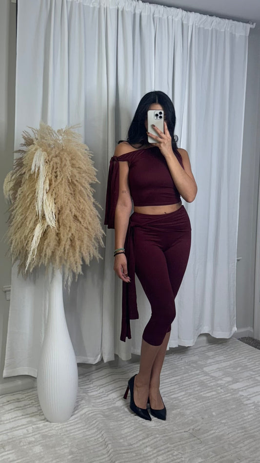 Capri Set - Burgundy