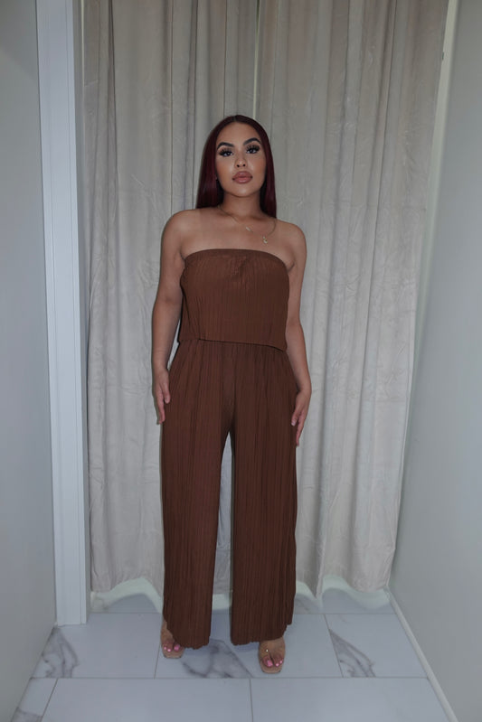 Kiara Jumpsuit - Chocolate